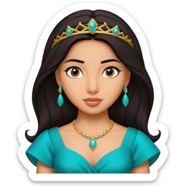 Emoji de la princesa Jasmin  sticker