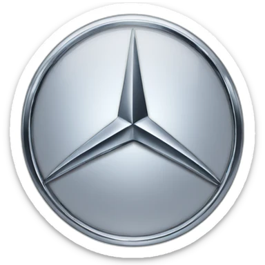 Mercedes logo future sticker
