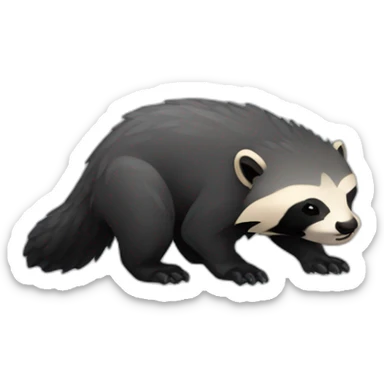 Honeybadger btc sticker