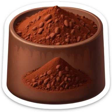 cocoa powder sticker