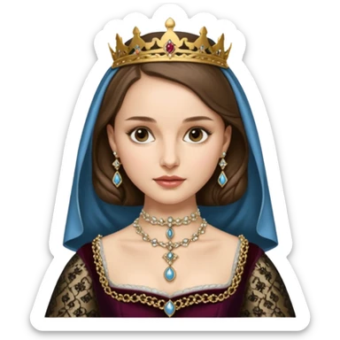 natalie portman as anne boleyn from the other boleyn girl sticker