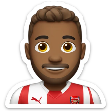 Arsenal home jersey sticker