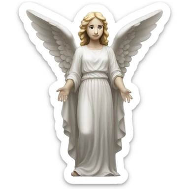 Angel statue  sticker
