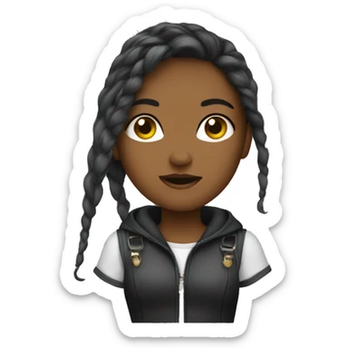 Slay girl emoji sticker