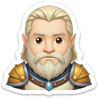 Paladin Dwarf sticker