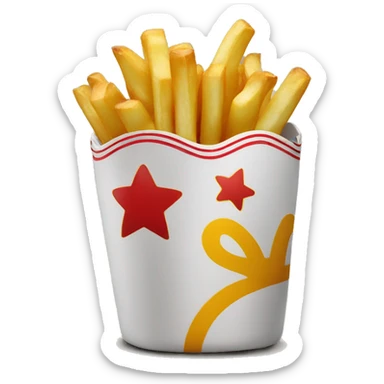 frites de mcdonalds sticker