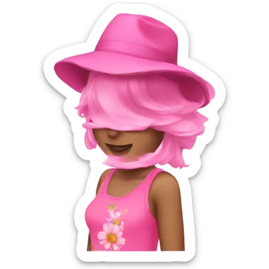 pink Summer  sticker