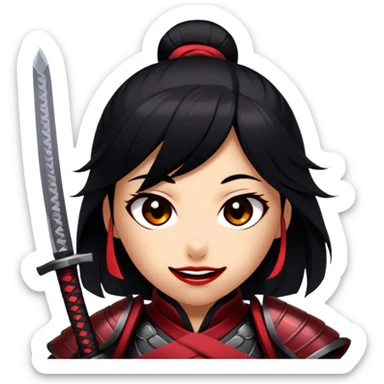 Fierce Samurai sticker