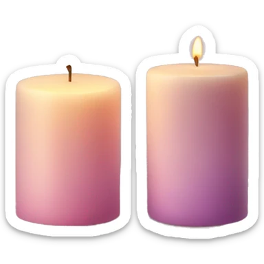 Aesthetic candle  sticker
