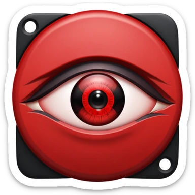 Itachi's sharing gun eye sticker