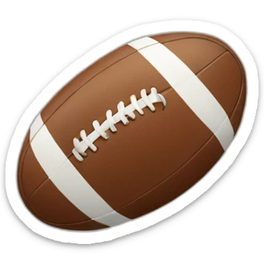 Rugby balle sticker