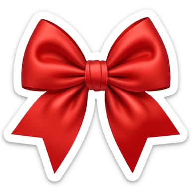 navidad moño sticker