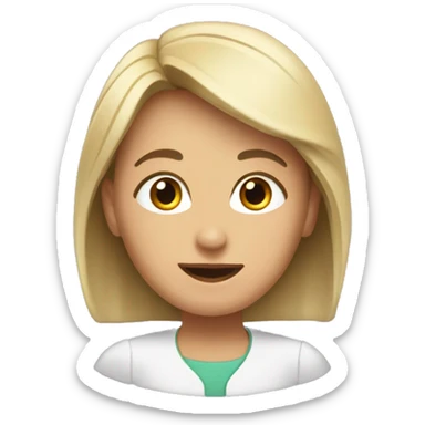 Девушка кофе sticker