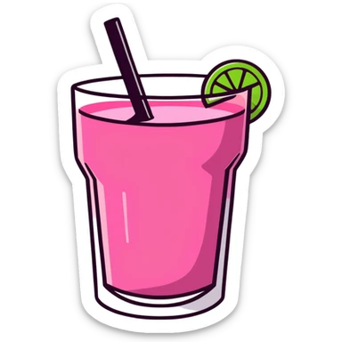 Pink drink from Starbucks  sticker