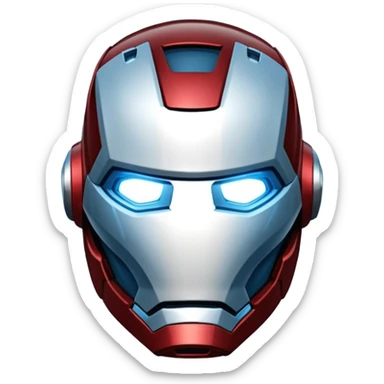 The HUD inside Ironman's helmet sticker