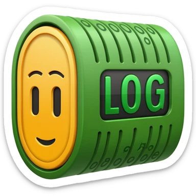 log file sticker
