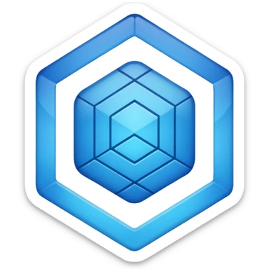 Logo certifier coché et bleu sticker