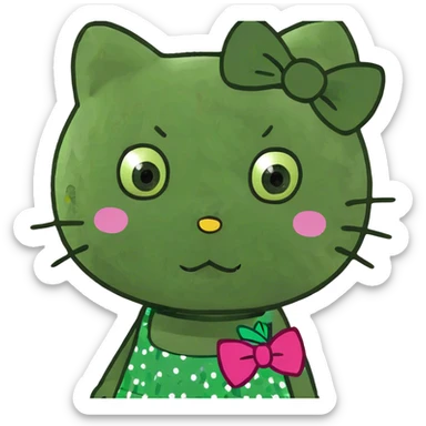 hello kitty emotions sticker