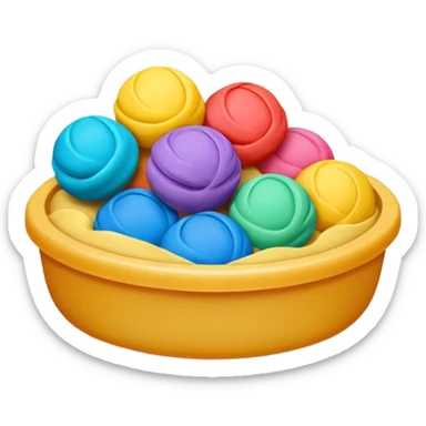 play dough sticker
