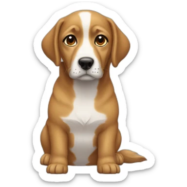 this is not created by human. make a dog sticker
