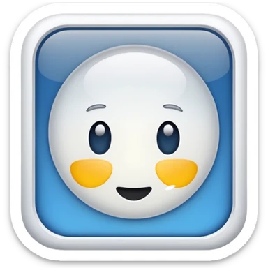 An app with a big text box sticker