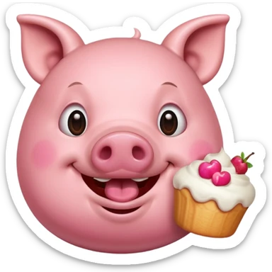 Sweet tooth pig sticker