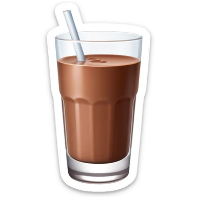 Chocolate milk sticker