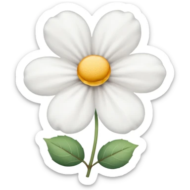 Cotton flower no fsce sticker