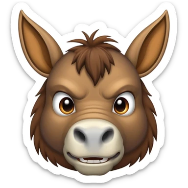 Angry Mule sticker