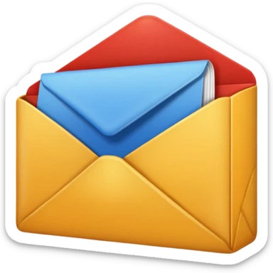 mail inbox sticker