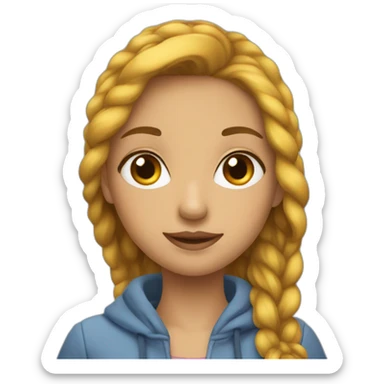 Une fille trop belle sticker