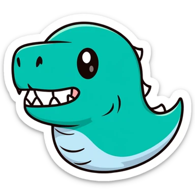 character with jaw dropped in total surprise sticker