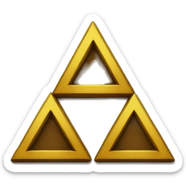 Triforce from Zelda  sticker