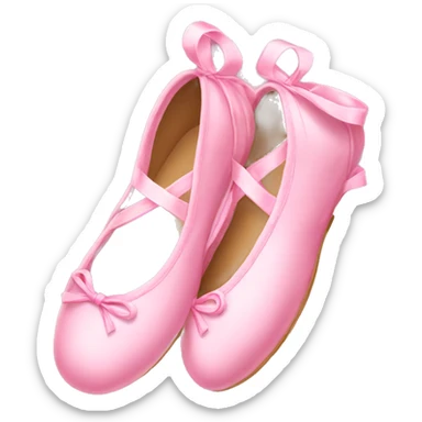 pink balerina shoes sticker
