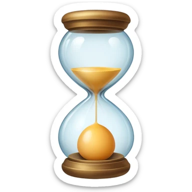 Hourglass egg shape sticker