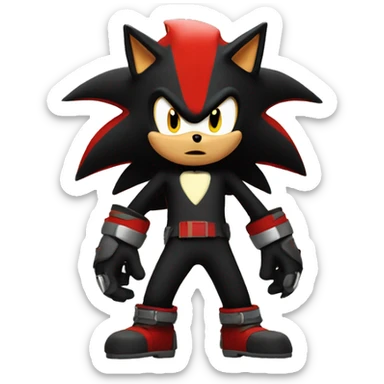 shadow the hedgehog  sticker