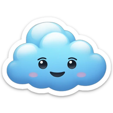 Cute clouds  sticker