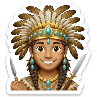 Bes from Egyptian Gods sticker
