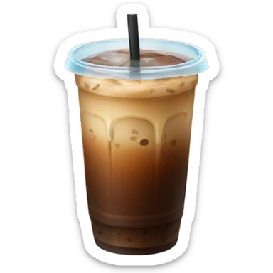 Iced coffee themed  sticker