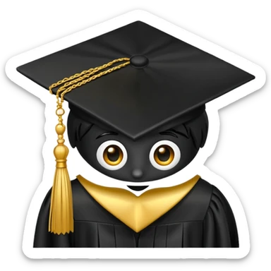 Graduation Cap sticker