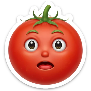 Crying tomatoes  sticker