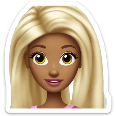 barbie island princess sticker