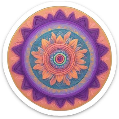 Mandala sticker