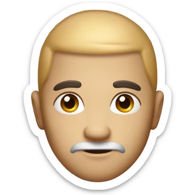 Not sure face sticker