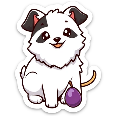 葡萄小狗 sticker