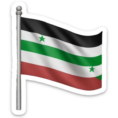 Syria flag sticker