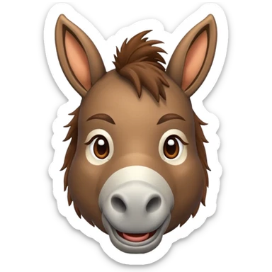 Donkey from the Donkey movie sticker