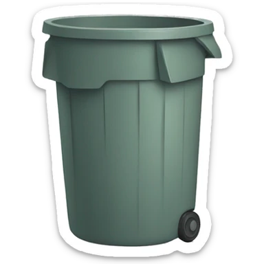 Trash sticker