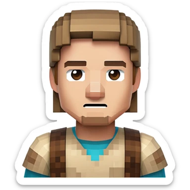 Minecraft Steve sticker