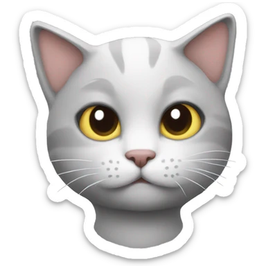 a cat who is a discord mod sticker